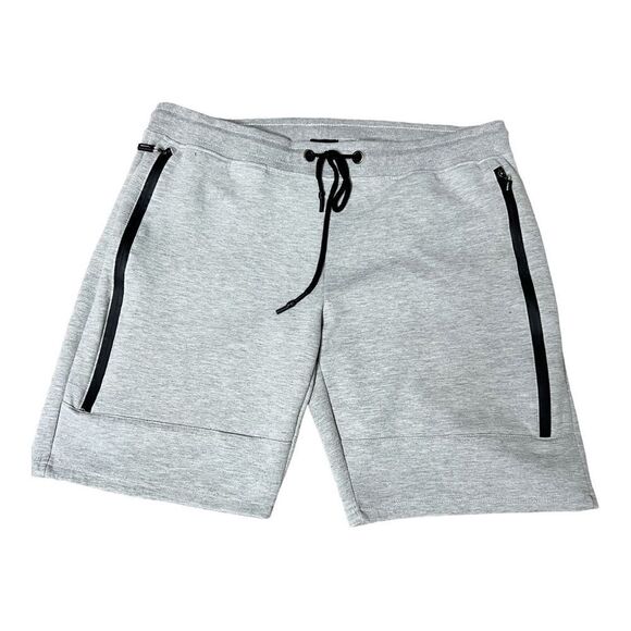 TAHARI Sport Heather Grey Men's Drawstring Waist Athletic Shorts Extra Large - Picture 1 of 7